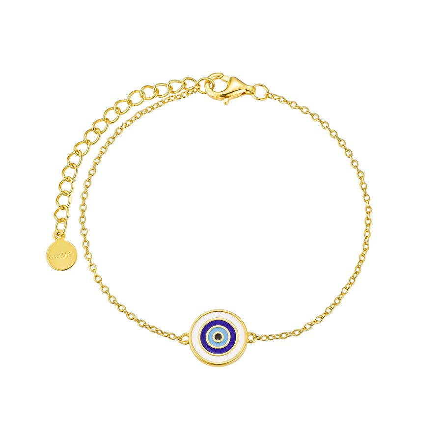 Evil Eye Amulet Gold Bracelet