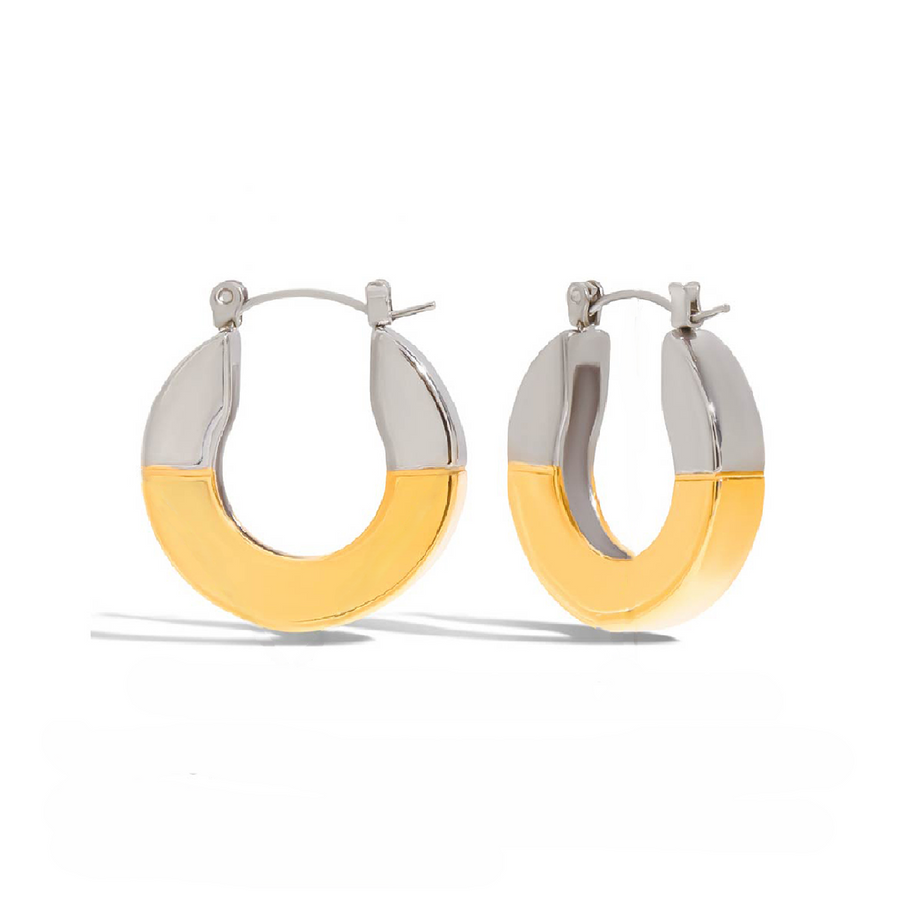 Scarlet Hoop Earrings