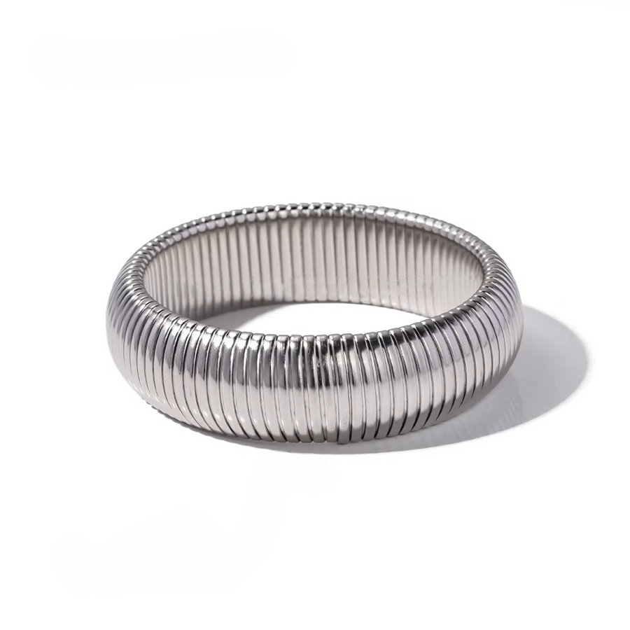 Madonna Silver Bangle Bracelet