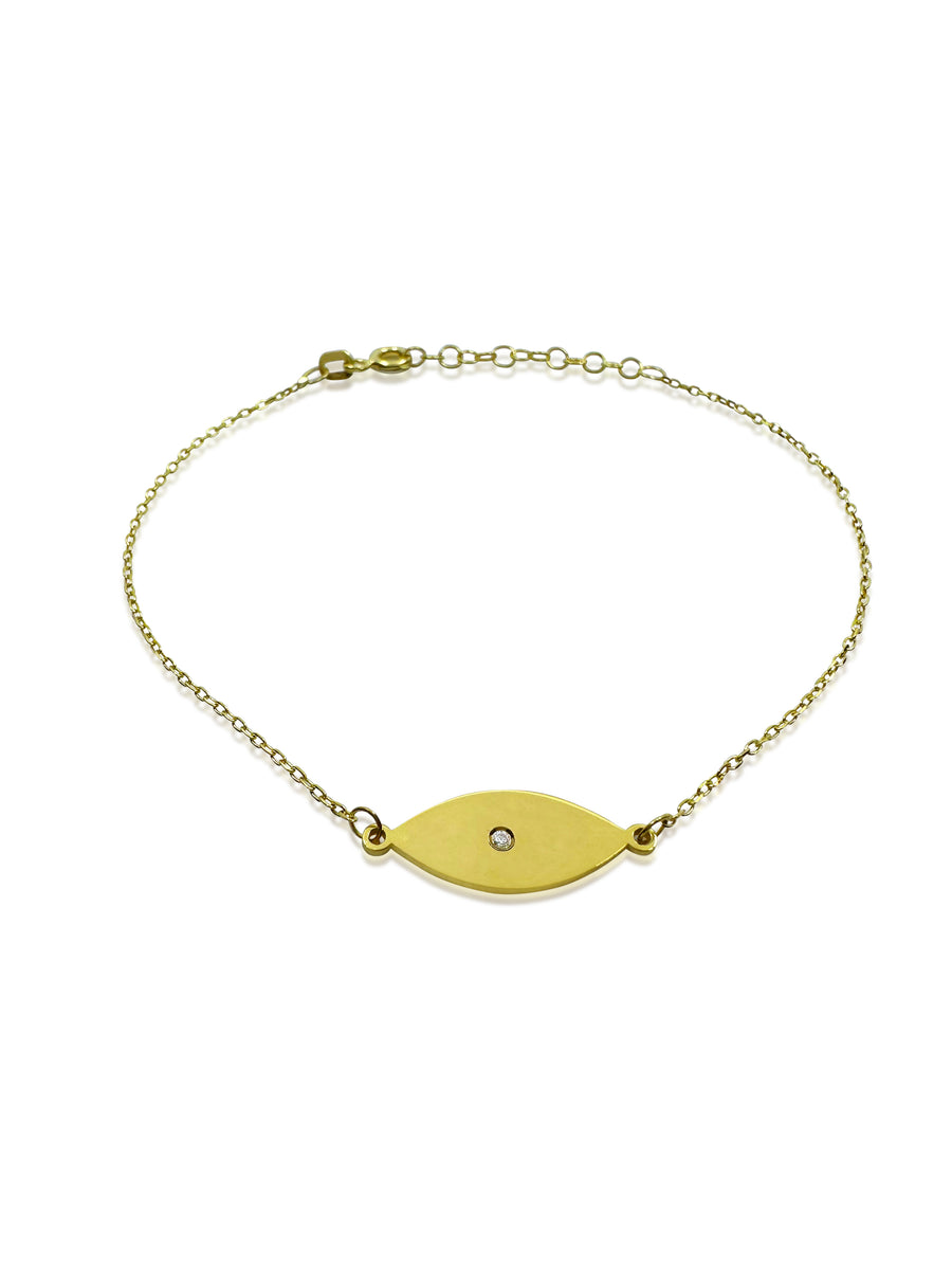 Cleopatra Eye Gold Bracelet