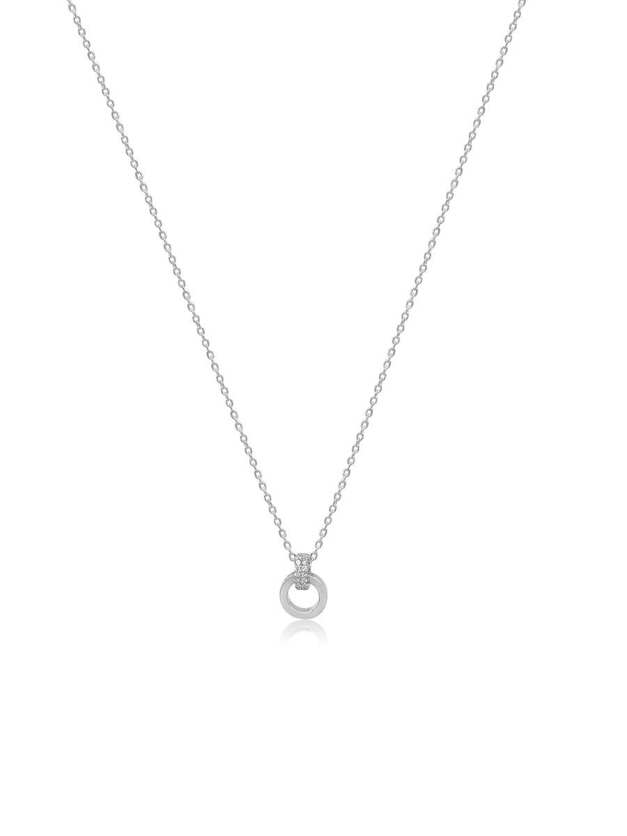 Eternal Rings Sterling Silver Necklace