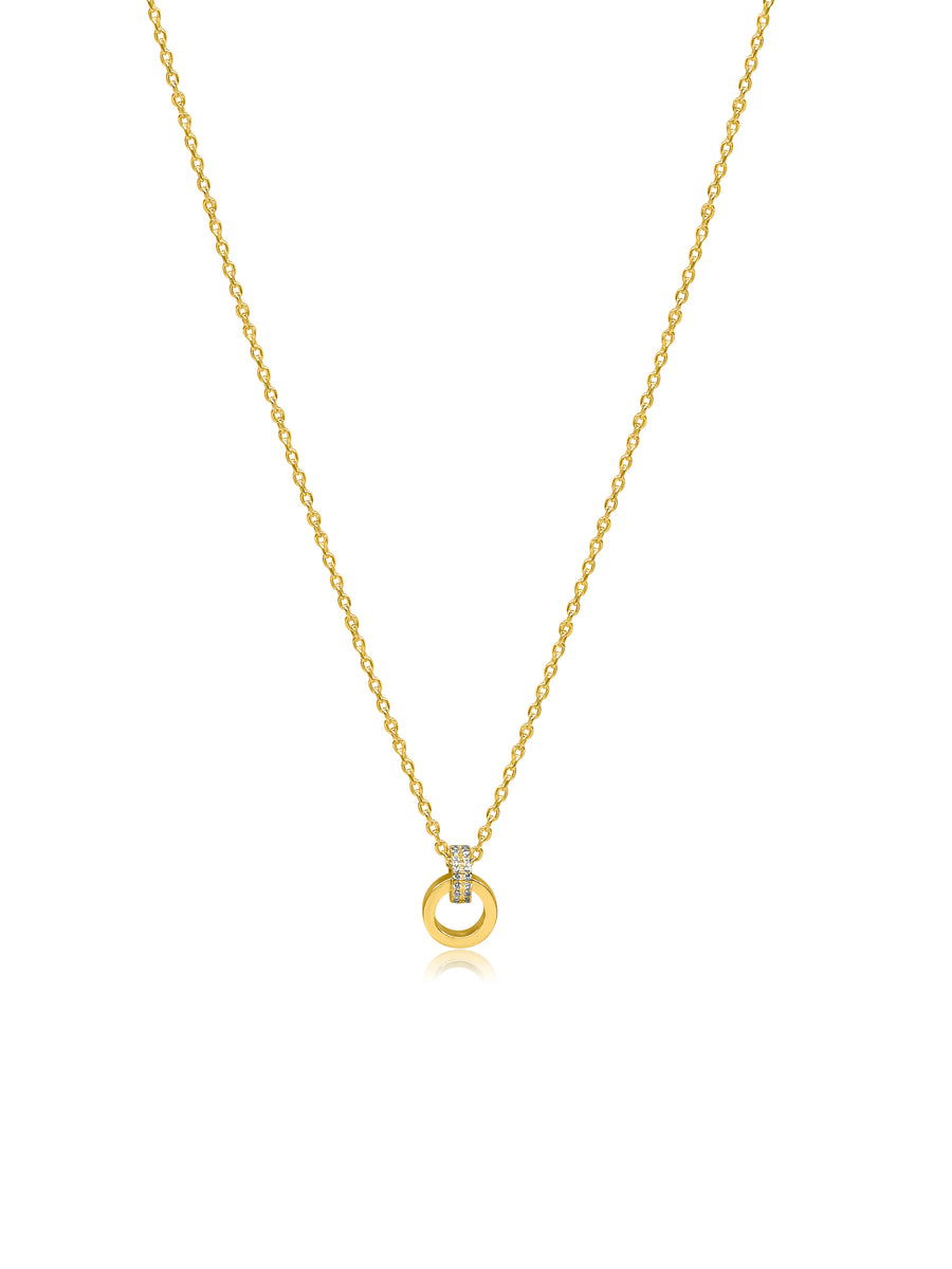 Eternal Rings Gold Necklace