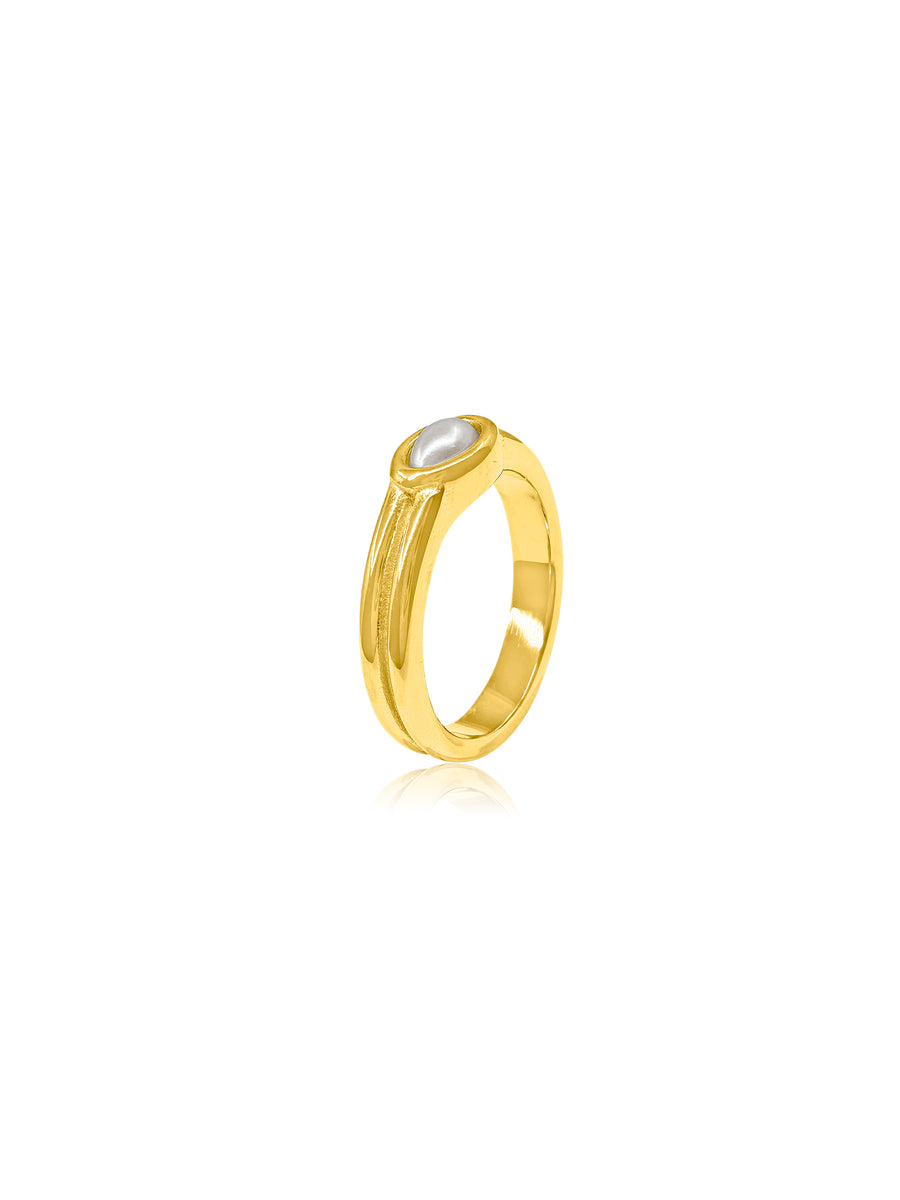 Annie Pearl Gold Ring