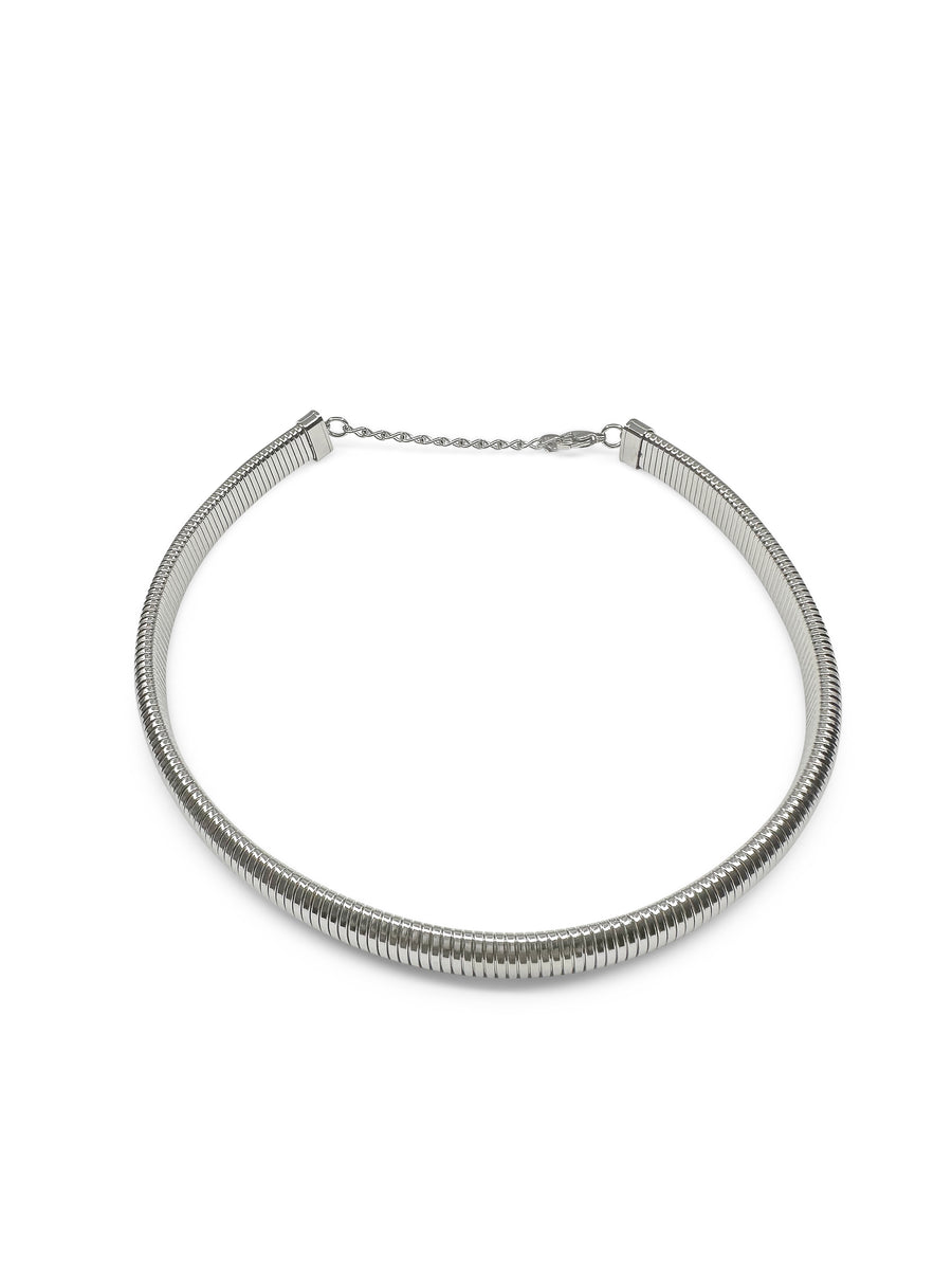 Nadia Silver Choker Necklace