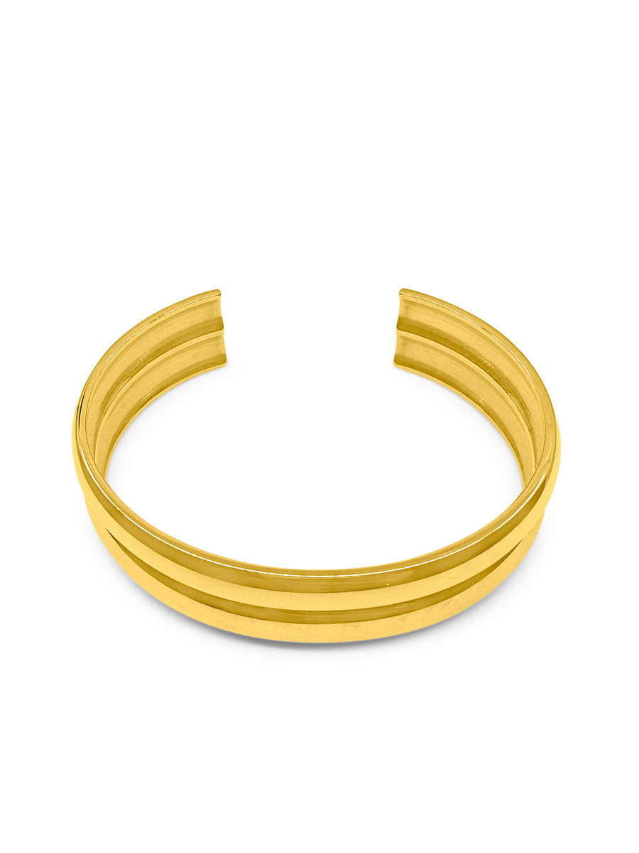 Nubia Gold Cuff Bangle