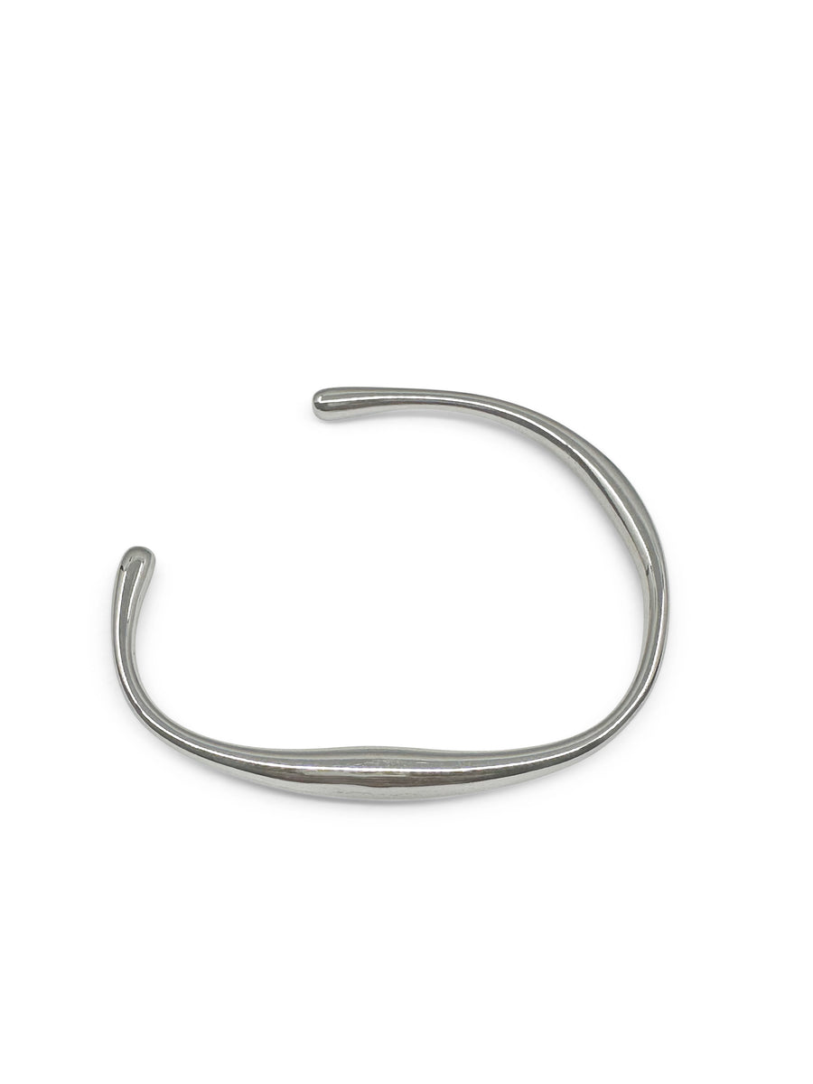 Aya Silver Cuff Bangle