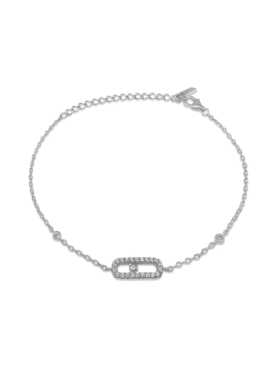 Giselle Sterling Silver Anklet