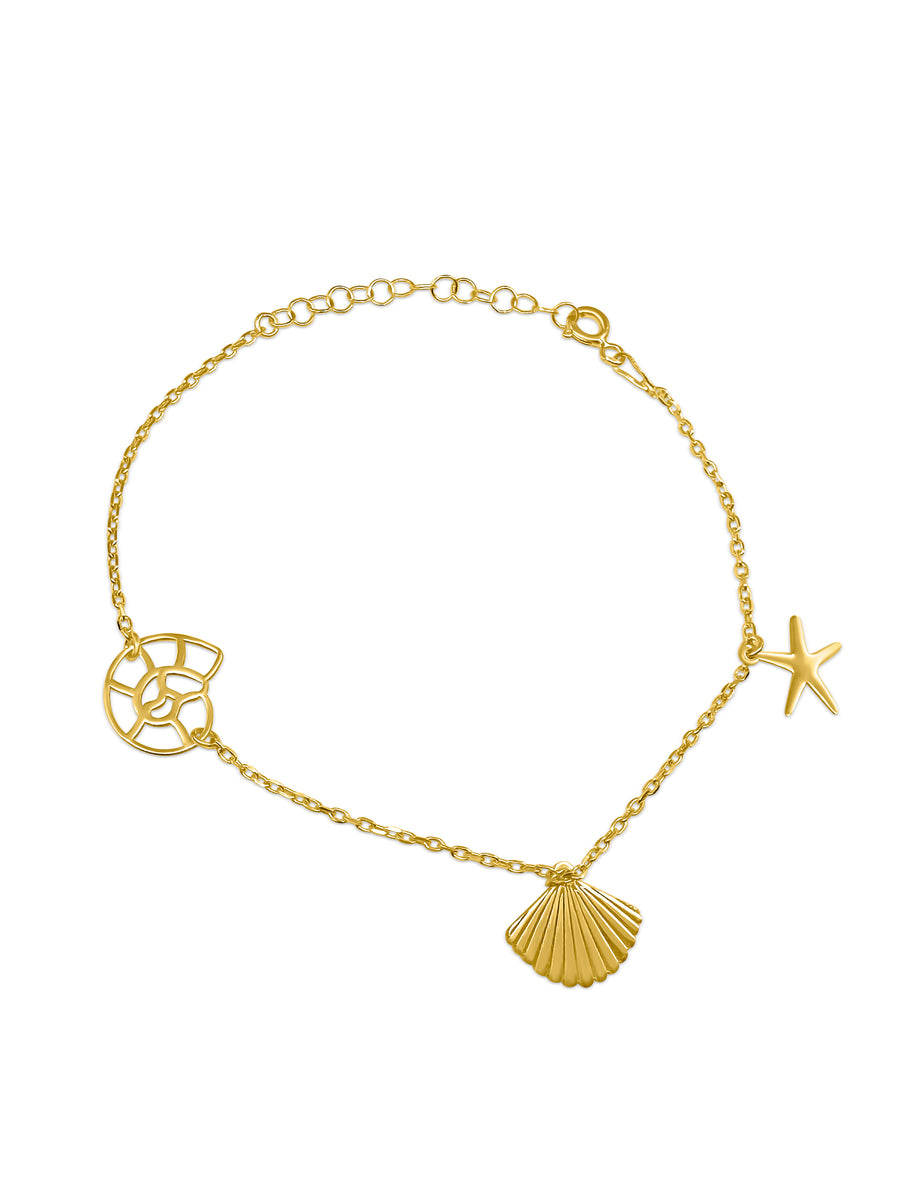"Ocean" Gold Bracelet