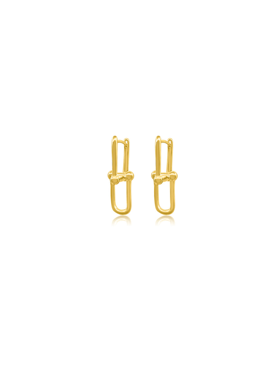 Eternal Links Earrings - Gold