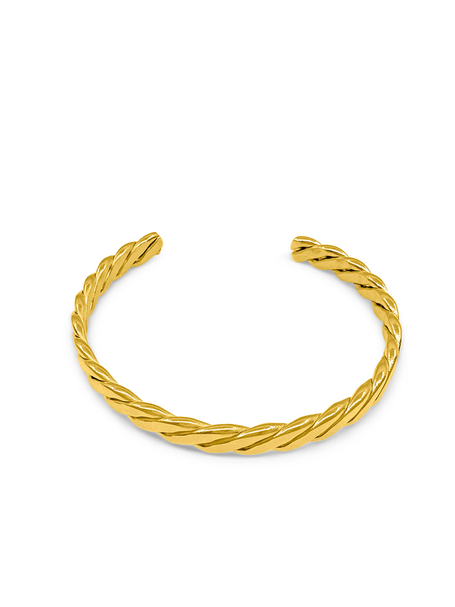 Edrice Gold Cuff Bangle
