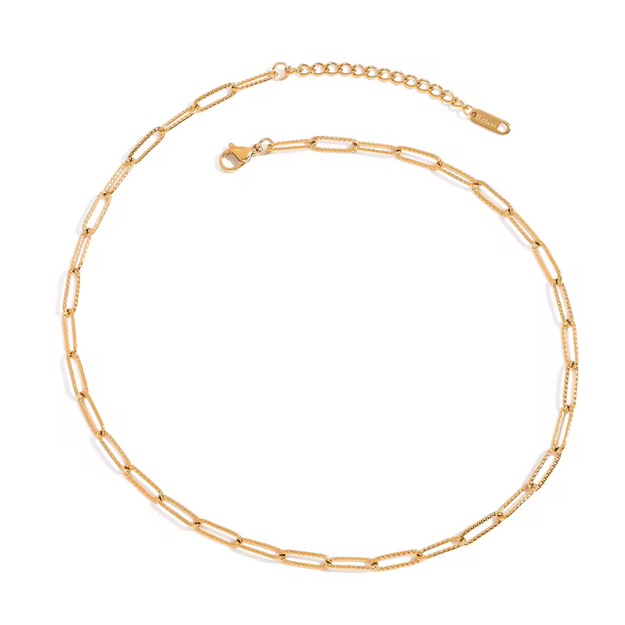 Golden Link Chain Necklace