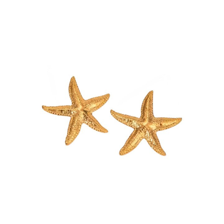 Starfish Gold Earrings