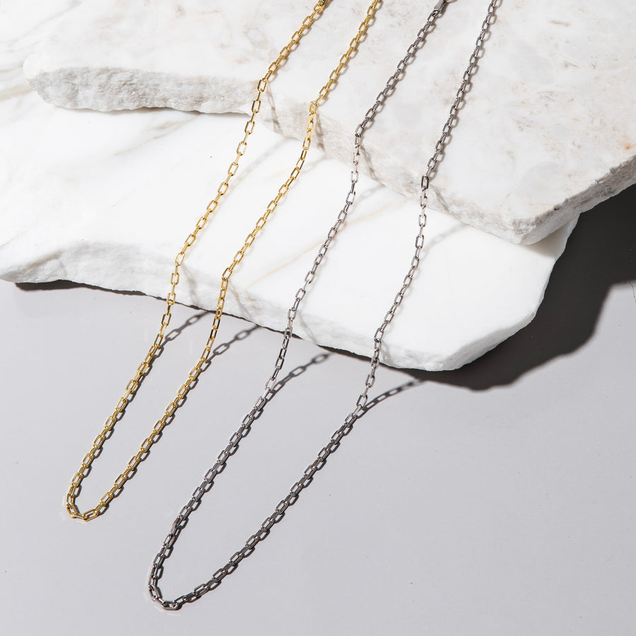 Sterling silver link chain
